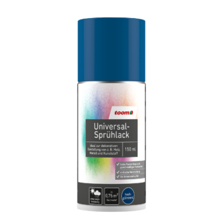 toom Universal-Sprühlack 'Blaupause' enzianblau glänzend 150 ml