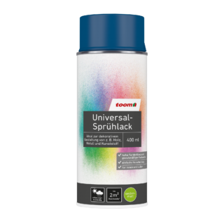 toom Universal-Sprühlack 'Blaupause' enzianblau seidenmatt 400 ml