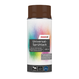 toom Universal-Sprühlack haselnussfarben glänzend 400 ml