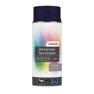 toom Universal-Sprühlack marineblau glänzend 400 ml