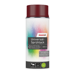 toom Universal-Sprühlack merlotfarben seidenmatt 400 ml