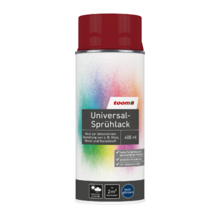 toom Universal-Sprühlack rubinrot glänzend 400 ml