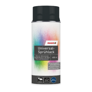 toom Universal-Sprühlack 'Schattenspiel' anthrazitfarben glänzend 400 ml