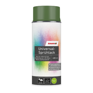 toom Universal-Sprühlack tannengrün seidenmatt 400 ml