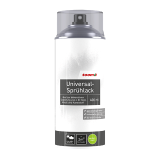 toom Universal-Sprühlack transparent seidenmatt 400 ml