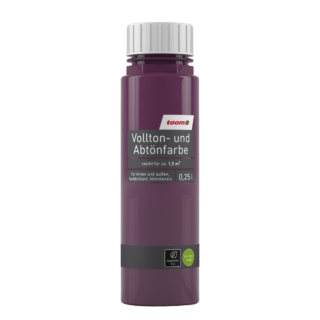 toom Voll- und Abtönfarbe auberginefarben 250 ml