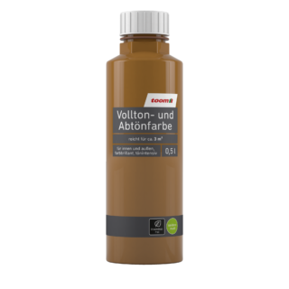 toom Voll- und Abtönfarbe braunbeige 500 ml