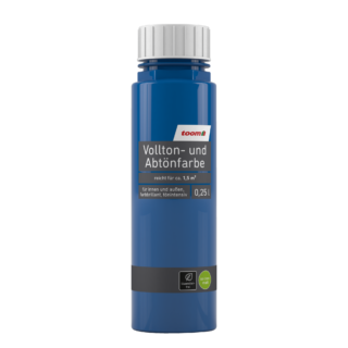 toom Voll- und Abtönfarbe capriblau 250 ml