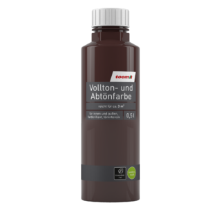 toom Voll- und Abtönfarbe dunkelbraun 500 ml
