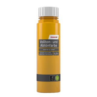 toom Voll- und Abtönfarbe goldgelb 250 ml