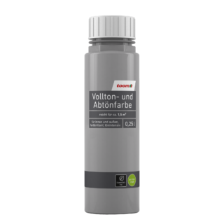 toom Voll- und Abtönfarbe hellgrau 250 ml