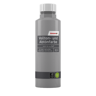 toom Voll- und Abtönfarbe hellgrau 500 ml