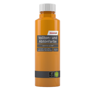 toom Voll- und Abtönfarbe mandarinfarben 500 ml
