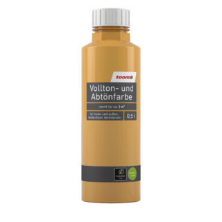 toom Voll- und Abtönfarbe ockerfarben 500 ml