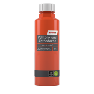 toom Voll- und Abtönfarbe orange 500 ml