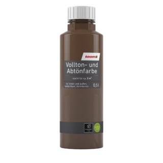 toom Voll- und Abtönfarbe 'Oxidbraun' dunkelbraun 500 ml
