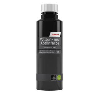 toom Voll- und Abtönfarbe schwarz 500 ml