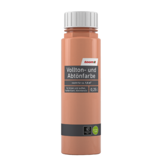 toom Voll- und Abtönfarbe terrakottafarben 250 ml