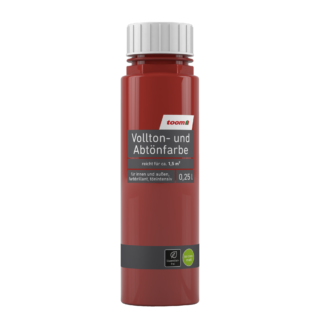 toom Voll- und Abtönfarbe zinnoberrot 250 ml