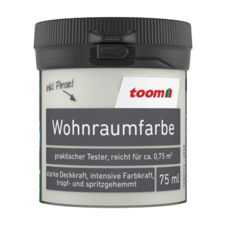 toom Wohnraumfarbe altweiß matt 75 ml