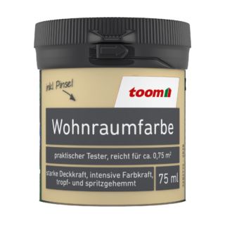 toom Wohnraumfarbe beige matt 75 ml