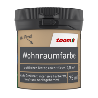toom Wohnraumfarbe karamellfarben matt 75 ml