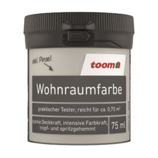 toom Wohnraumfarbe lichtgrau matt 75 ml