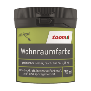 toom Wohnraumfarbe limettengrün matt 75 ml