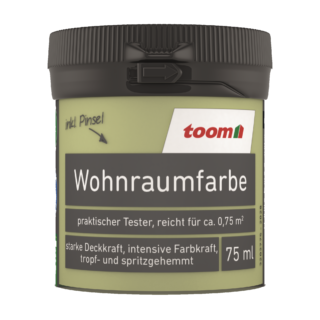 toom Wohnraumfarbe lindgrün matt 75 ml