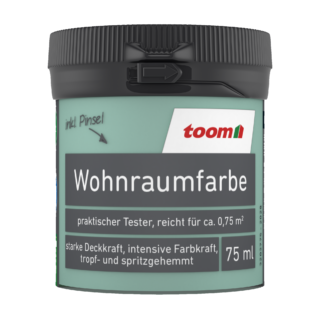 toom Wohnraumfarbe minzgrün matt 75 ml