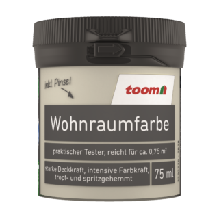 toom Wohnraumfarbe 'Muschel' hellbeige matt 75 ml
