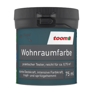toom Wohnraumfarbe petrolfarben matt 75 ml