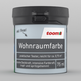 toom Wohnraumfarbe zartblau matt 75 ml