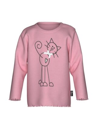 Trigema Longsleeve "TRIGEMA Langarmshirt mit süßem Katzen-Printmotiv" 1 Stk.
