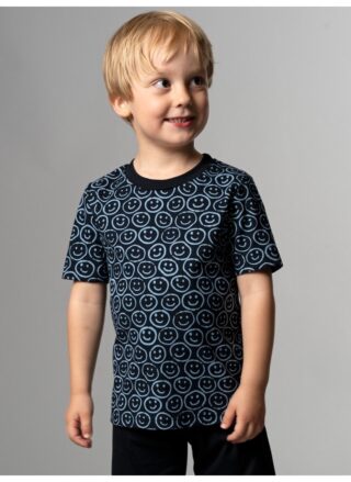 Trigema T-Shirt "TRIGEMA T-Shirt mit freundlichem Smiley-Muster" 1 Stk.