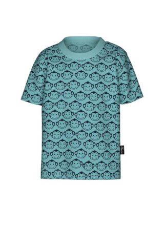 Trigema T-Shirt "TRIGEMA T-Shirt mit süßem Allover-Affen-Print" 1 Stk.
