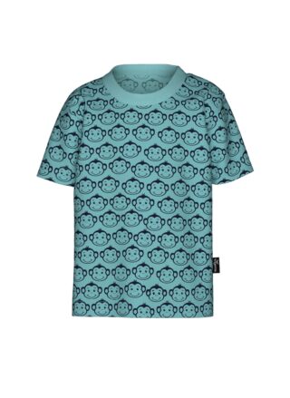 Trigema T-Shirt "TRIGEMA T-Shirt mit süßem Allover-Affen-Print" 1 Stk.