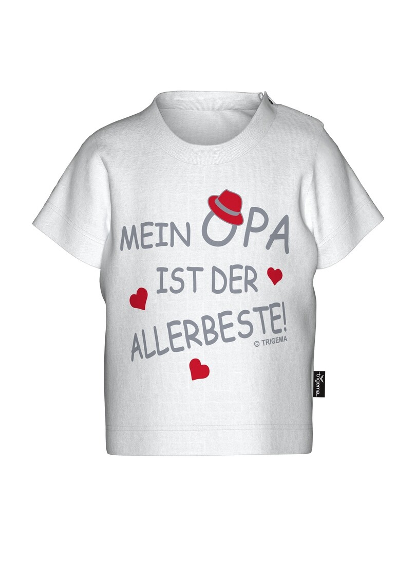Trigema T-Shirt "TRIGEMA T-Shirt Opas Liebling" 1 Stk.