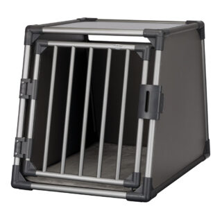 Trixie Hundebox Aluminium - B 63 x T 90 x H 65 cm (Größe M-L)