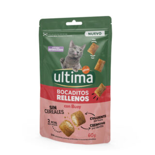 Ultima Snacks Gefüllte Häppchen mit Rind - Sparpaket: 3 x 60 g