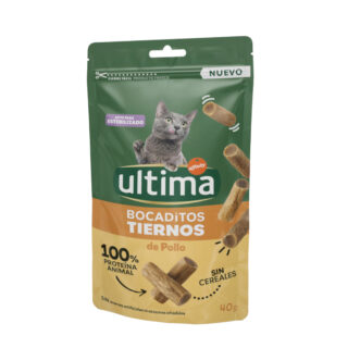 Ultima Snacks Zarte Häppchen mit Huhn - Sparpaket: 3 x 40 g