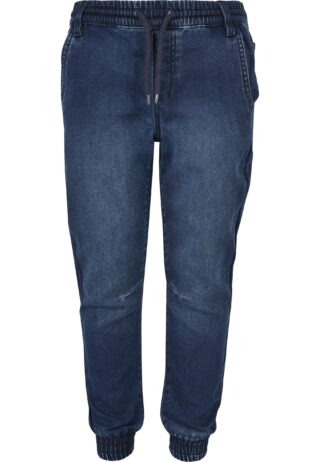URBAN CLASSICS Cargohose "Urban Classics Herren Boys Knitted Denim Jogpants"