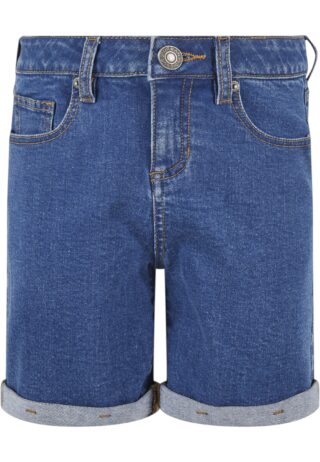 URBAN CLASSICS Shorts "Urban Classics Damen Girls Organic Stretch Denim 5 Pocket Shorts"