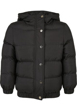 URBAN CLASSICS Winterjacke "Urban Classics Damen Girls Hooded Puffer Jacket" 1 Stk. tlg. mit Kapuze