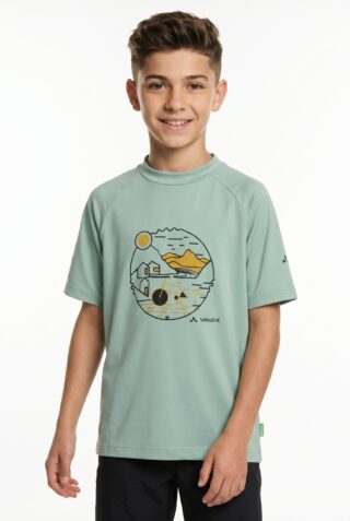 VAUDE Funktionsshirt "Kids Solaro T-Shirt III" für Kinder, elastisches Material, schnelltrocknend, hoher UV-Schutz