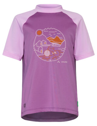 VAUDE Funktionsshirt "Kids Solaro T-Shirt III" für Kinder, elastisches Material, schnelltrocknend, hoher UV-Schutz