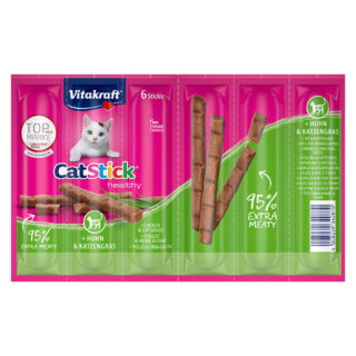 Vitakraft Cat Stick Healthy - Scholle & Omega 3 (6 x 6 g)