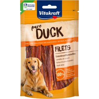 Vitakraft Filets Ente - Sparpaket: 8 x 80 g