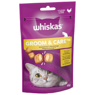 Whiskas Snacks Groom & Care Huhn - 45 g