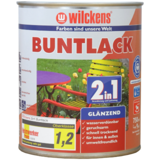 Wilckens 2in1 Buntlack nussbraun glänzend 750 ml